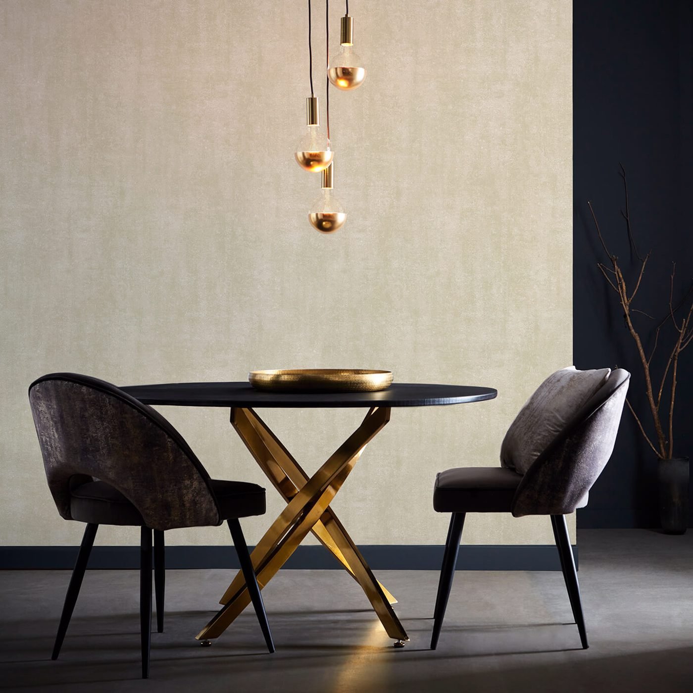 Sontuoso Wallpaper - Gilver - Clarke & Clarke - W0169/01 - Premier Wallcovering