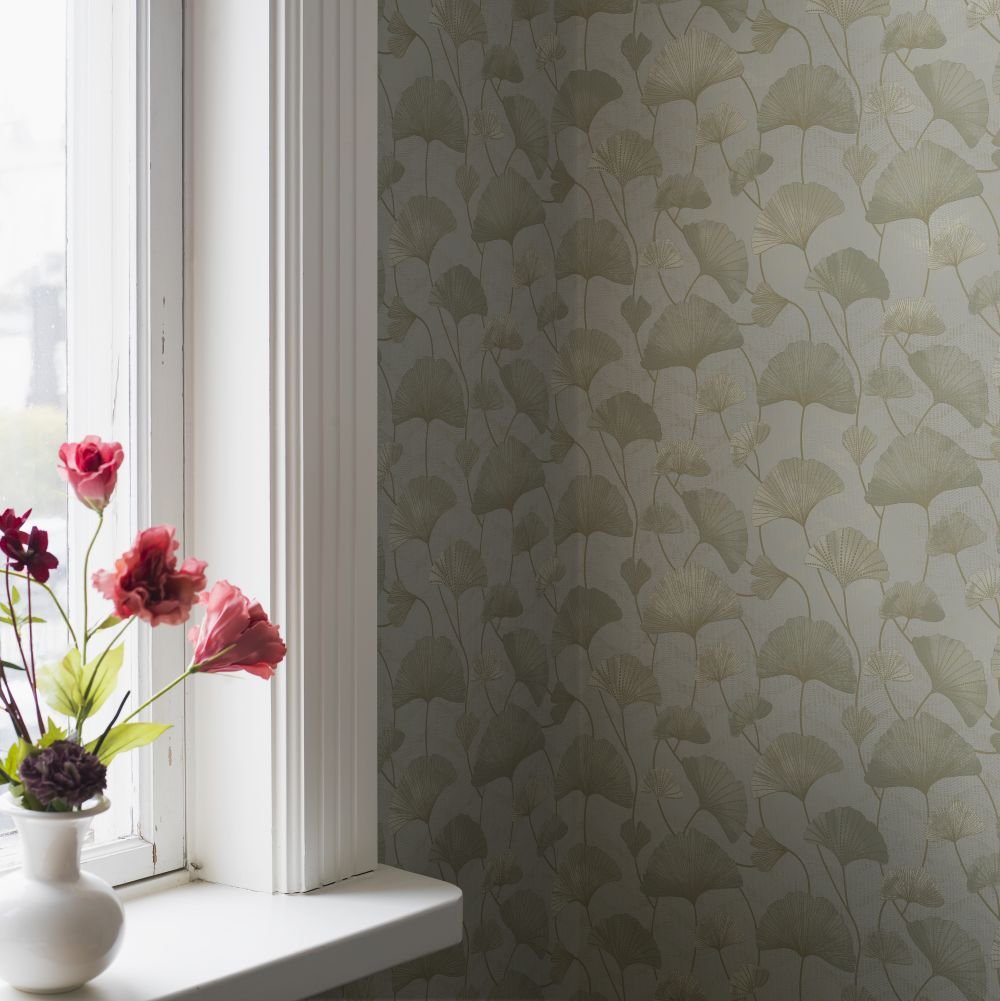 Sophia Wallpaper - Taupe - Boråstapeter - 5529 - Premier Wallcovering