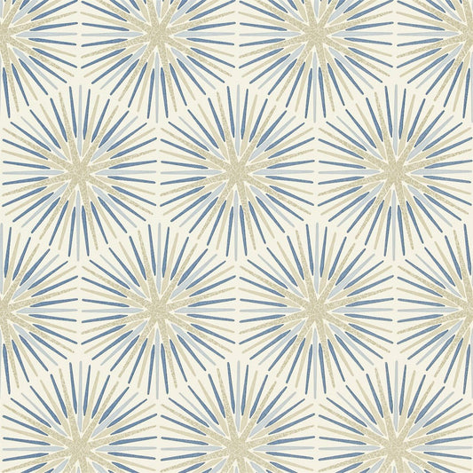 Spark Wallpaper - Sapphire - ZQUA310993 - Zoffany