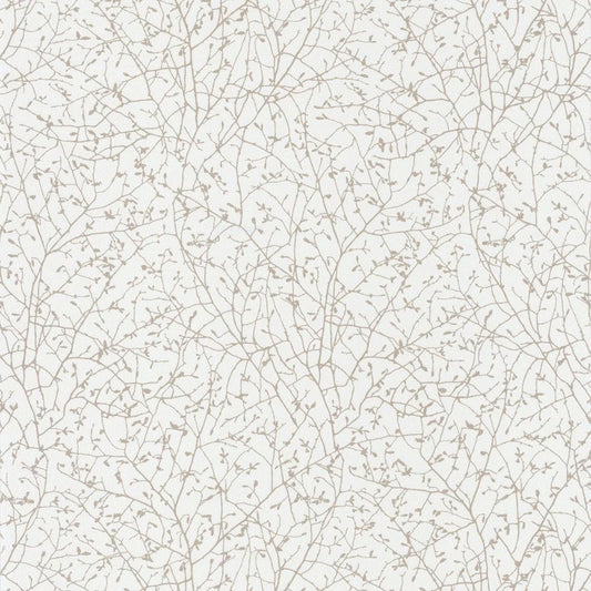 Spring Flower Wallpaper - Beige / Blanc - Casadeco - 83770108 - Premier Wallcovering