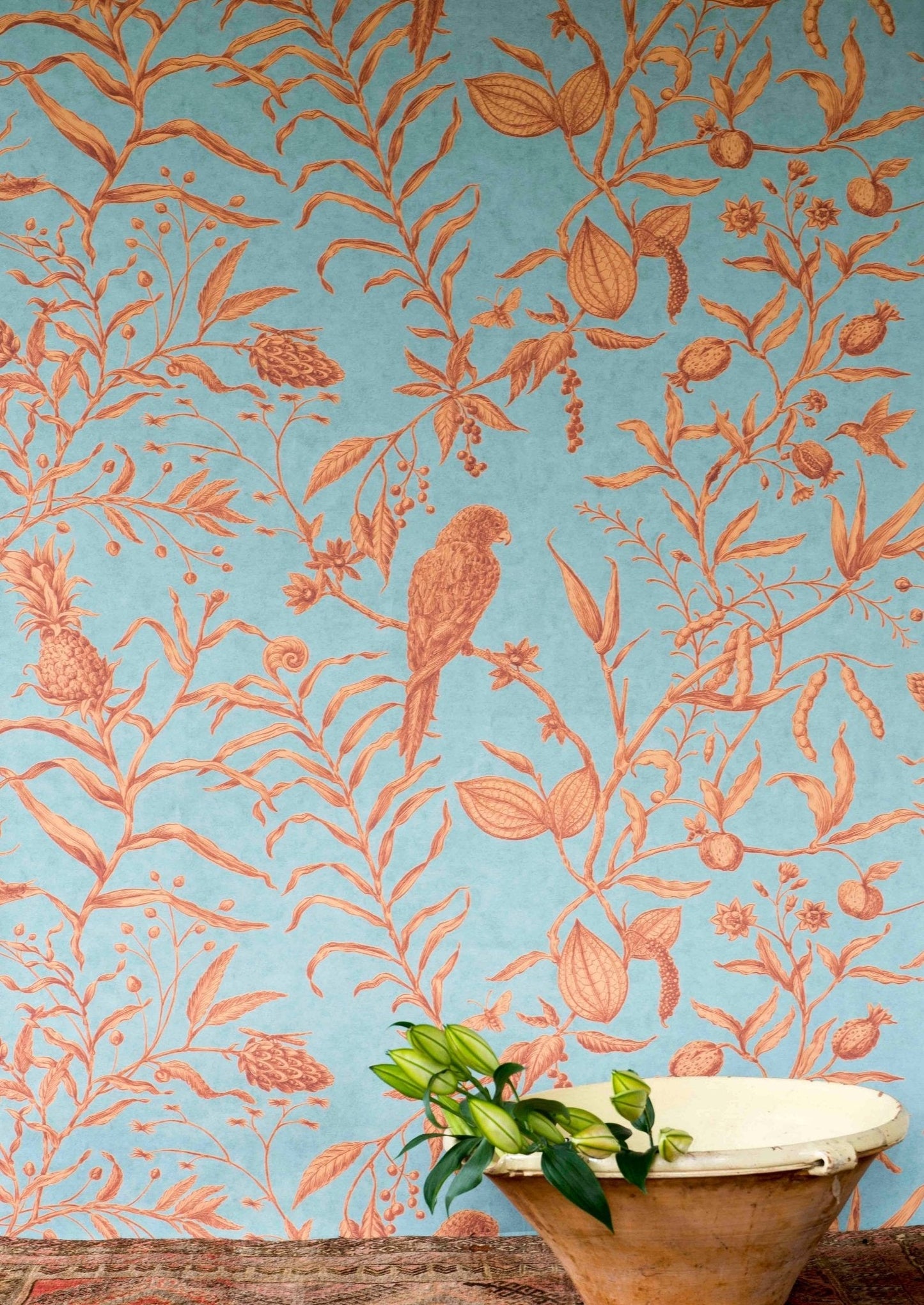 Squawk Wallpaper - Jaffa - Lewis & Wood - Premier Wallcovering