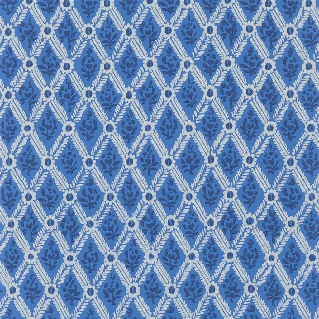 St John Street Trellis Wallpaper - Ink - English Heritage - PEH0003/07Wallpaper199