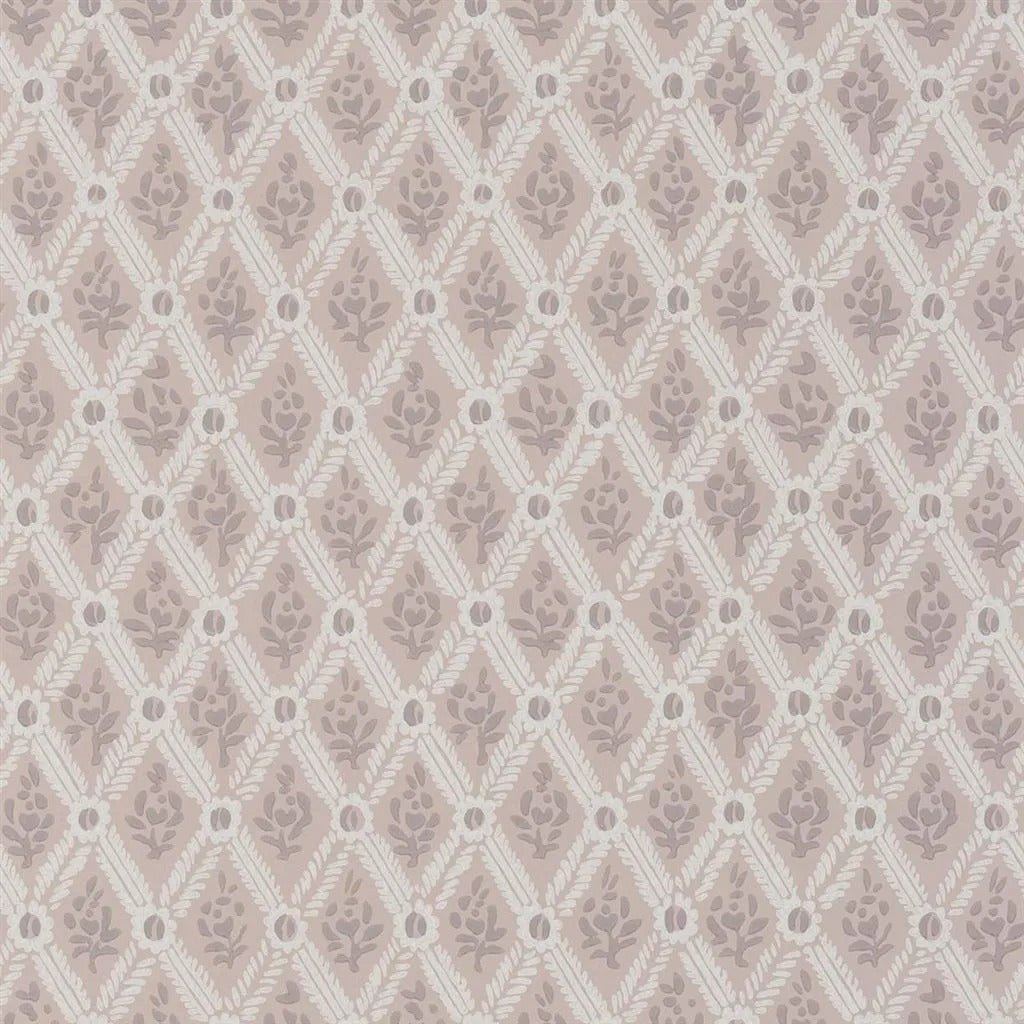 St John Street Trellis Wallpaper - Vintage Rose - English Heritage - PEH0003/02Wallpaper199