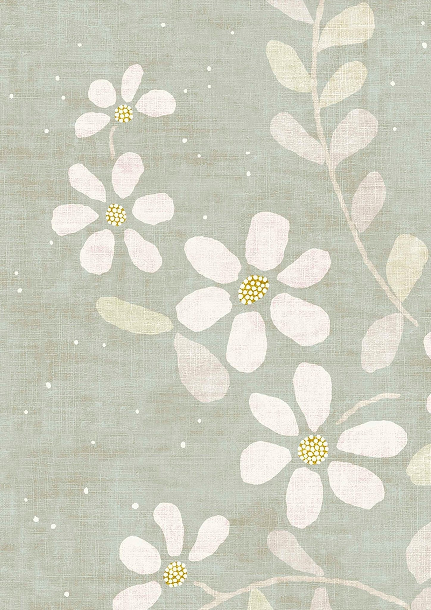 Stellata Wallpaper - Mistletoe - Lewis & Wood - Premier Wallcovering