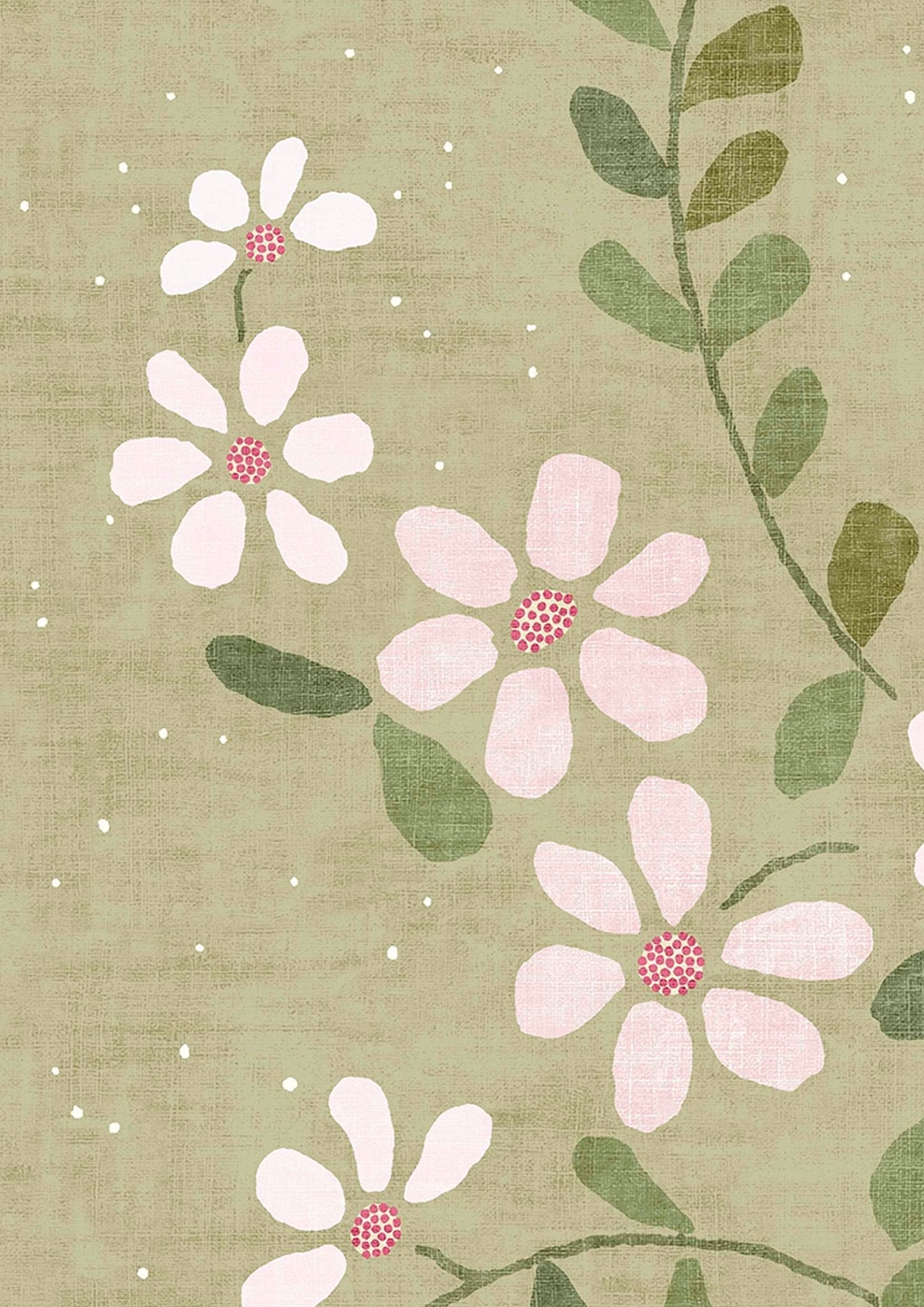 Stellata Wallpaper - Daisy - Lewis & Wood - Premier Wallcovering