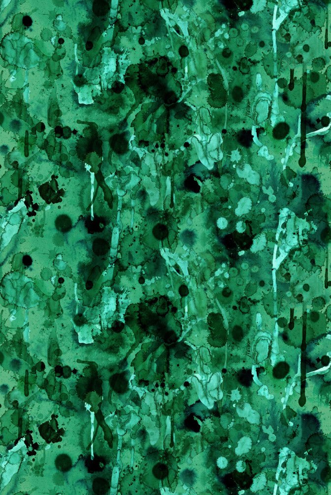 Storm Blotch Superwide Wallpaper - Green - Timorous Beasties - ROR/SBLO/OBRN/04 - Premier Wallcovering