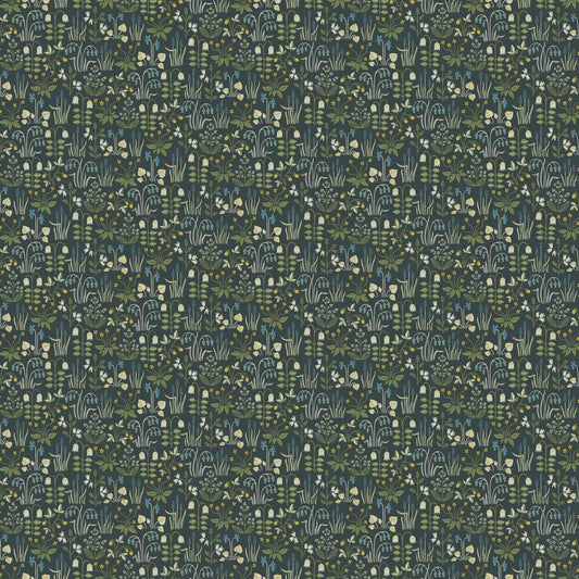 Strawberry Field Wallpaper - Green - Boråstapeter - 7214 - Premier Wallcovering