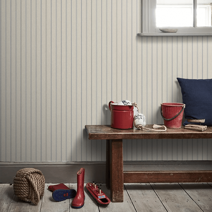 Stripe Wallpaper - Grey - Boråstapeter - 4719 - Premier Wallcovering
