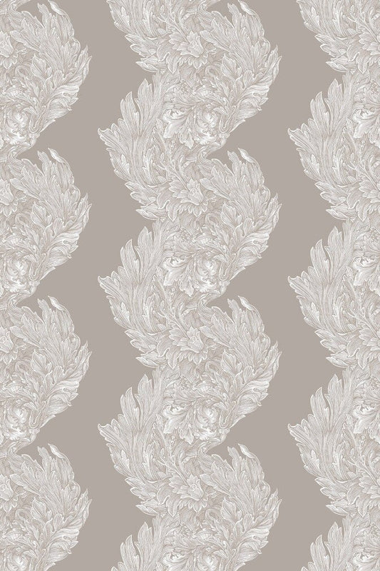 Stucco Stripe Wallpaper - Silver - Timorous Beasties - STCO/SSP/4008/01 - Premier Wallcovering