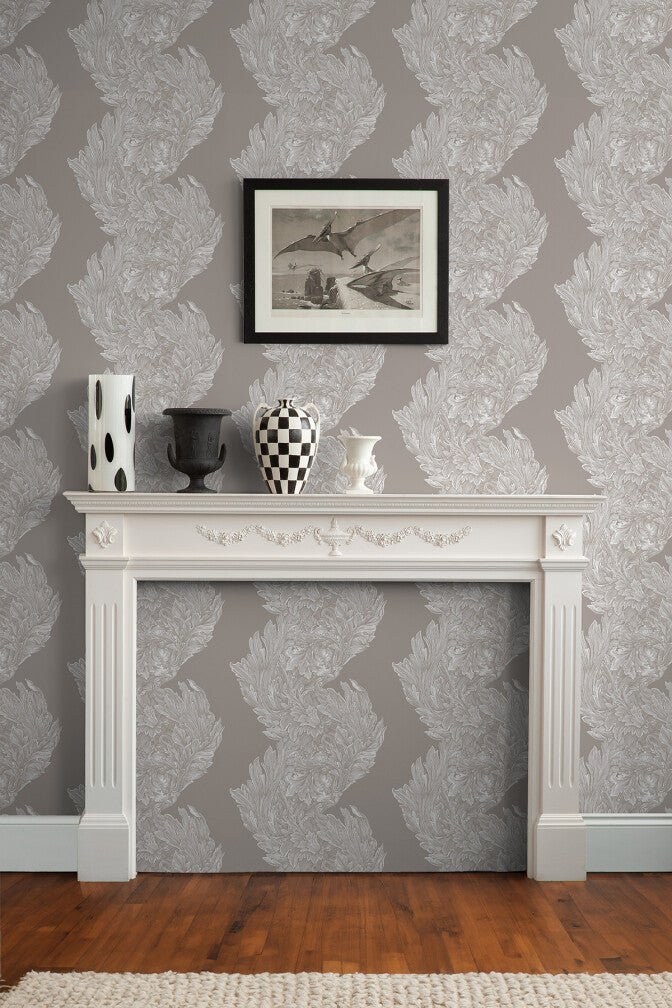 Stucco Stripe Wallpaper - Silver - Timorous Beasties - STCO/SSP/4008/01 - Premier Wallcovering