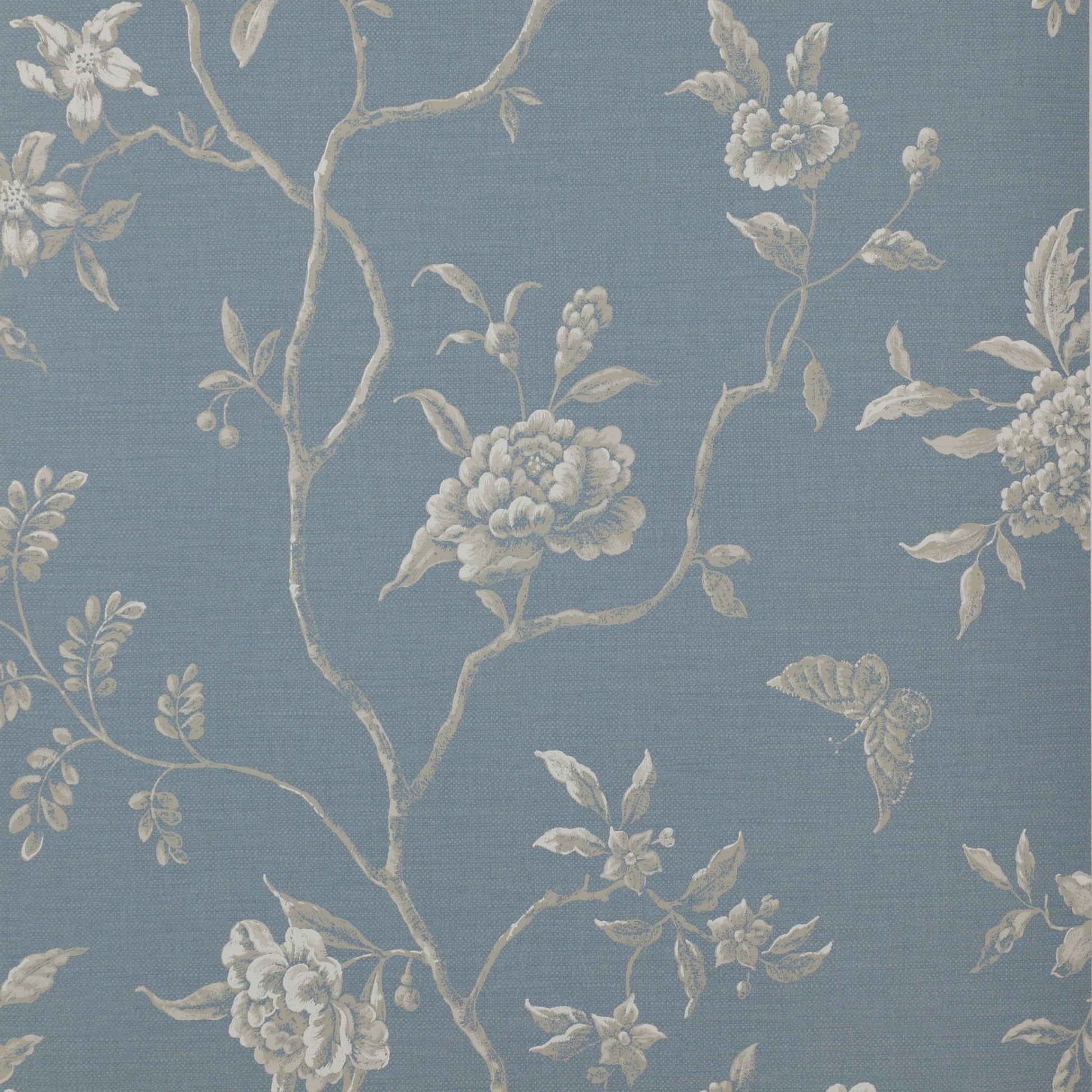 Swedish Tree Wallpaper - Navy - Colefax & Fowler - 07165/05