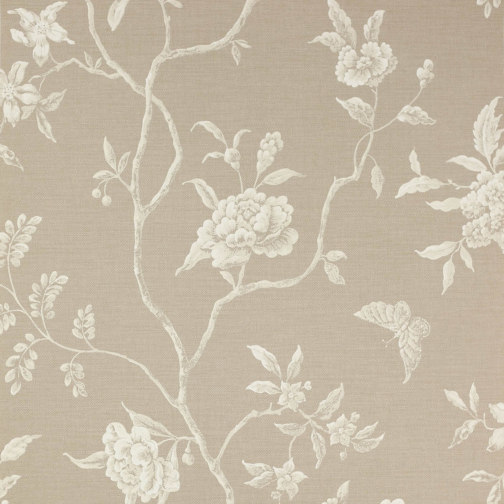 Swedish Tree Wallpaper - Flax - Colefax & Fowler - 07165/06