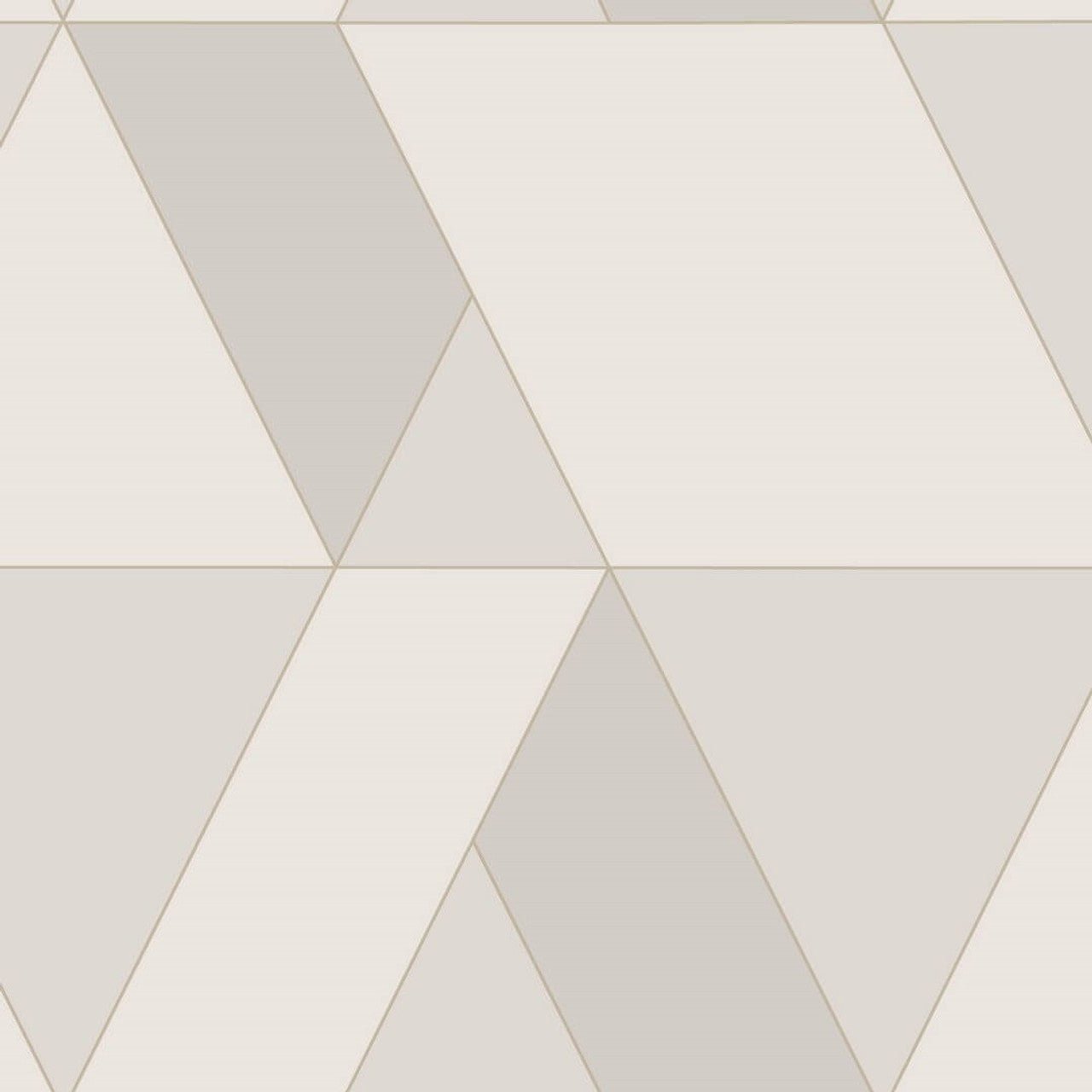 Tangram Perception Wallpaper - Taupe - Casadeco - 86521325 - Premier Wallcovering