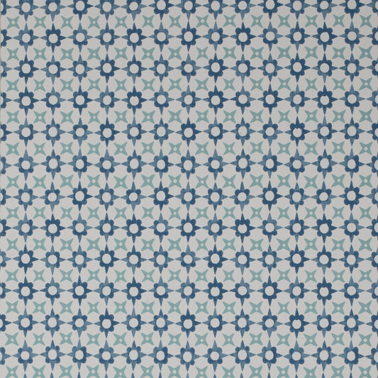 Tassi Wallpaper - Blue - J175W - 06 - Jane Churchill