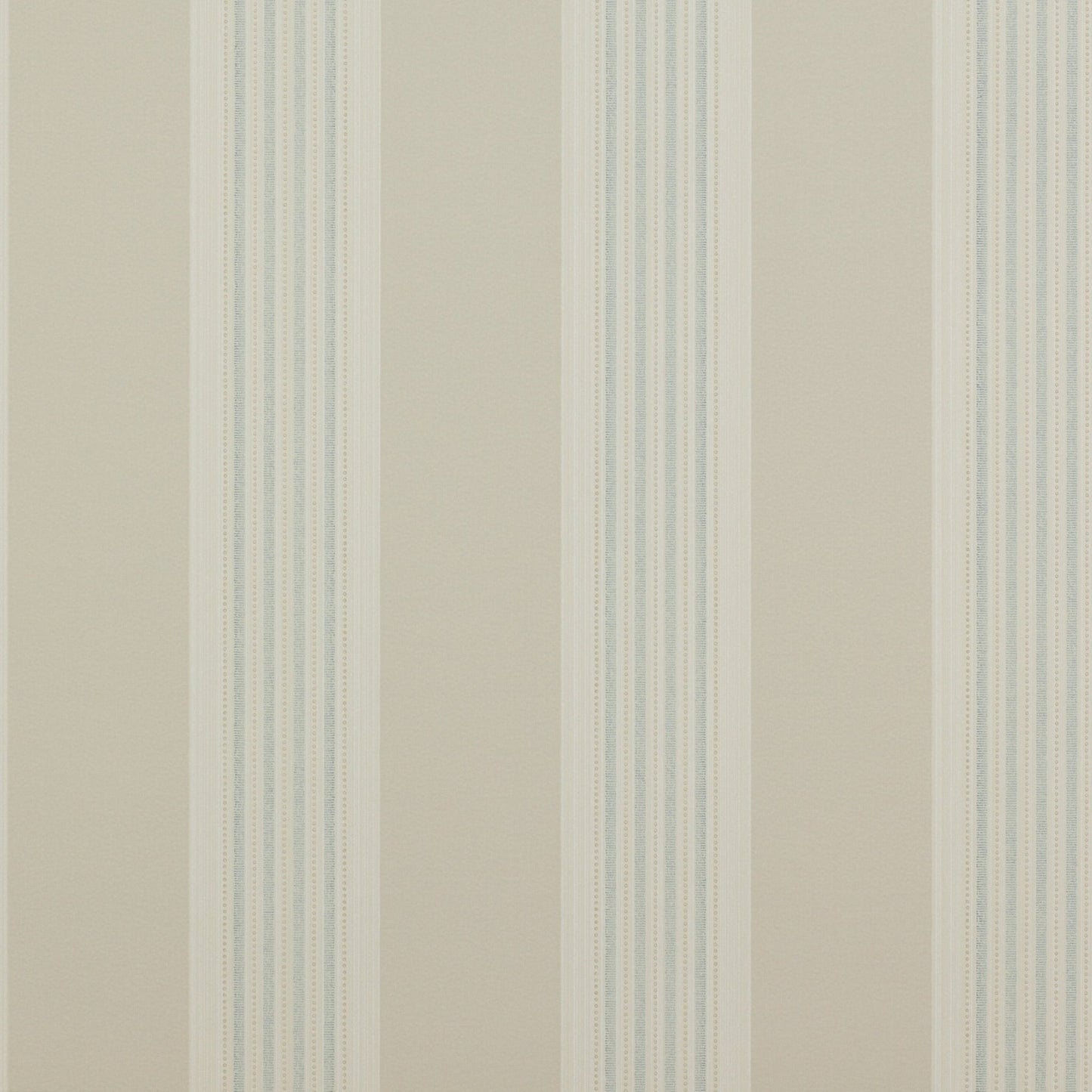 Tealby Stripe Wallpaper - Beige/Blue - Colefax & Fowler - 07991/02