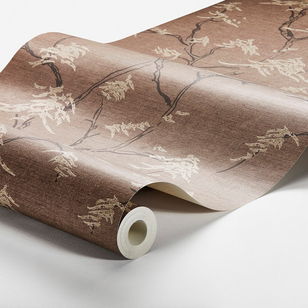 Temple Tree Wallpaper - Rust - Boråstapeter - 3102 - Premier Wallcovering