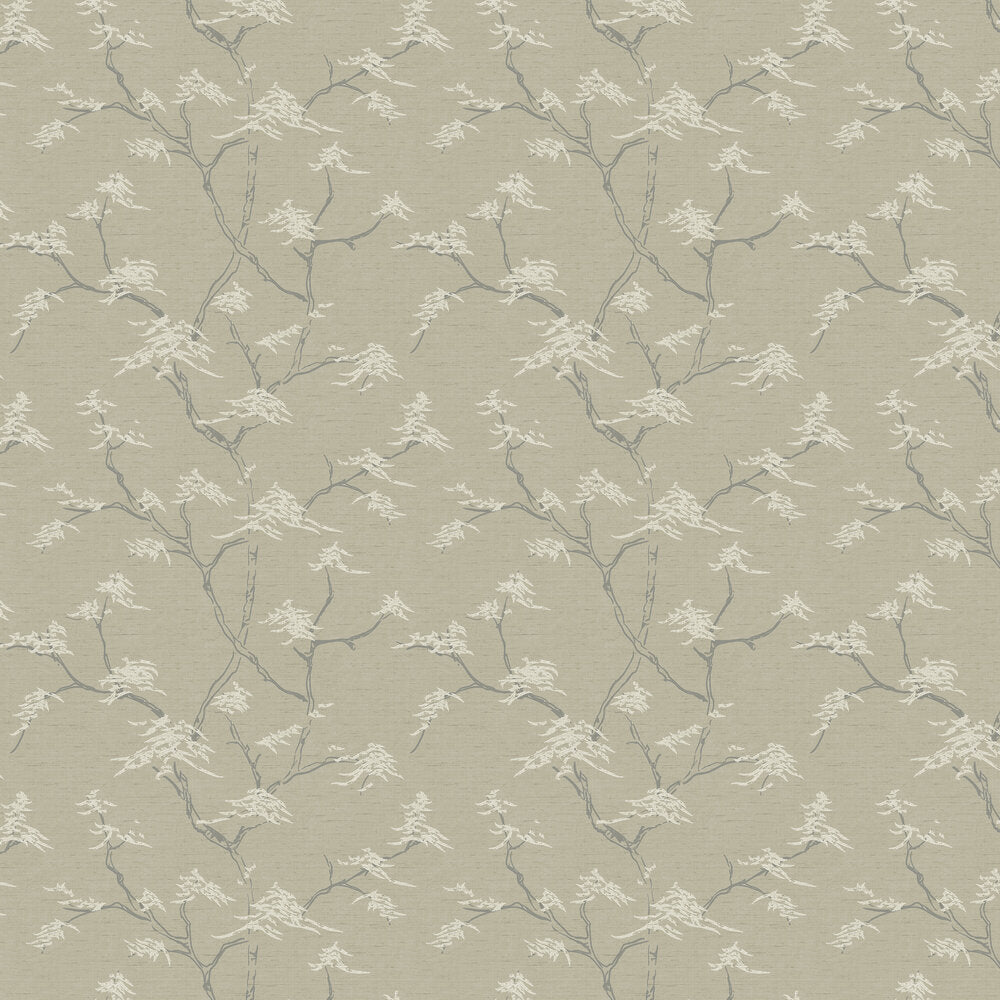 Temple Tree Wallpaper - Buttermilk Beige - Boråstapeter - 3104 - Premier Wallcovering