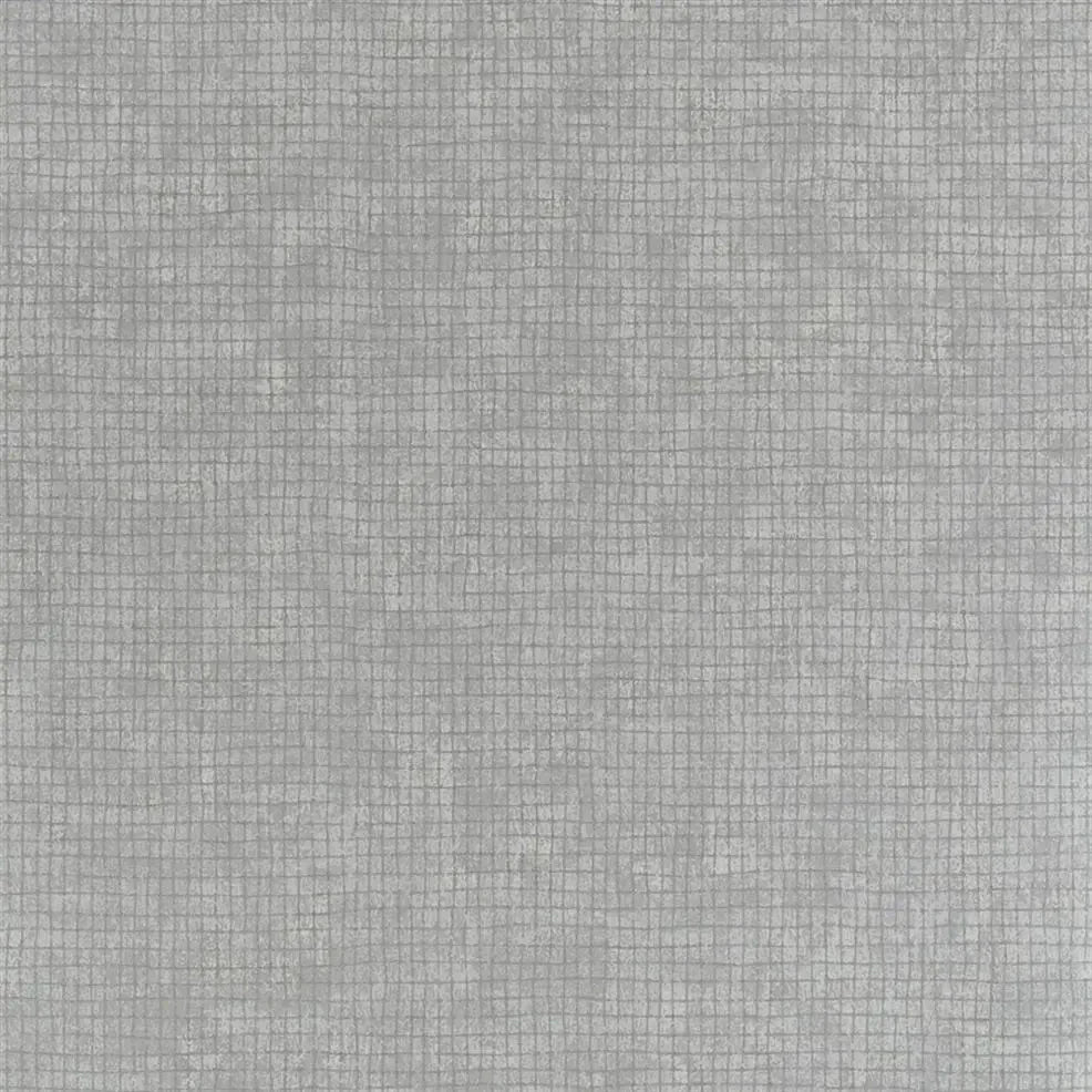 Tesserae Wallpaper - Silver - P596/05 - Designers Guild