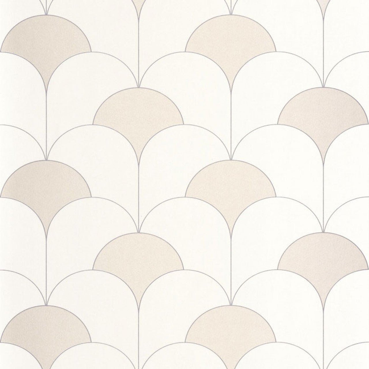 Theatre Twenties Wallpaper - Blanc Neige - Casadeco - 88680220 - Premier Wallcovering
