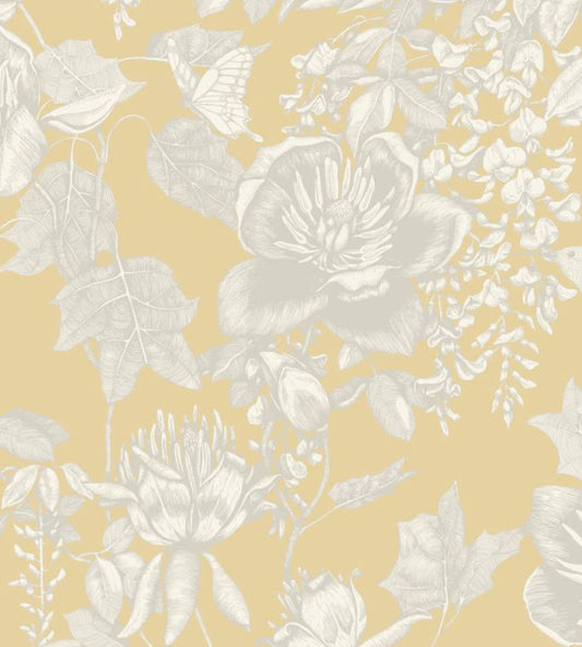Tivoli Wallpaper - White on Ochre - 99/7029 - Cole & Son - Premier Wallcovering