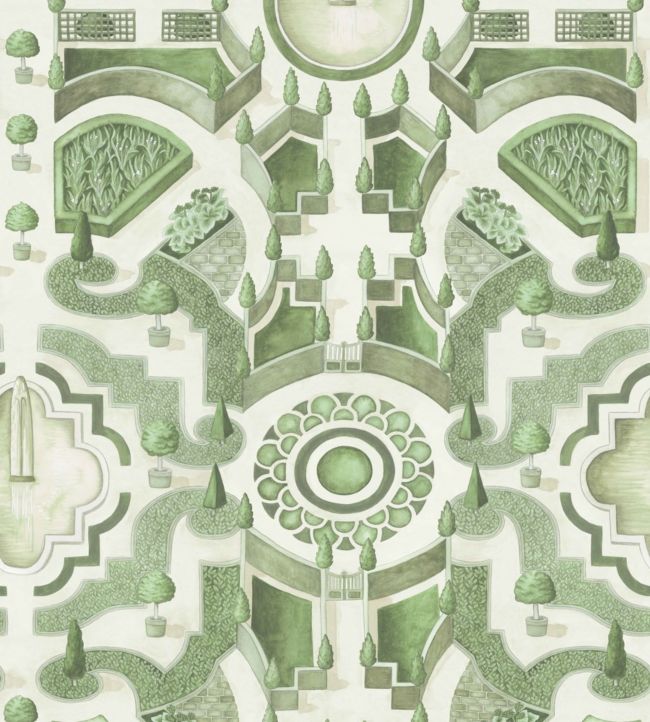 Topiary Wallpaper - Olive Green - 115/2005 - Cole & Son - Premier Wallcovering
