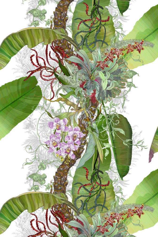 Topical Tropical Fabric - Original - Timorous Beasties - DIGI/TOPT/3062/01 - Premier Wallcovering