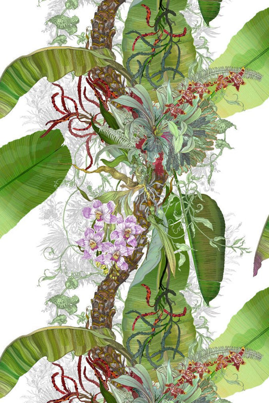 Topical Tropical Fabric - Original - Timorous Beasties - DIGI/TOPT/3062/01 - Premier Wallcovering