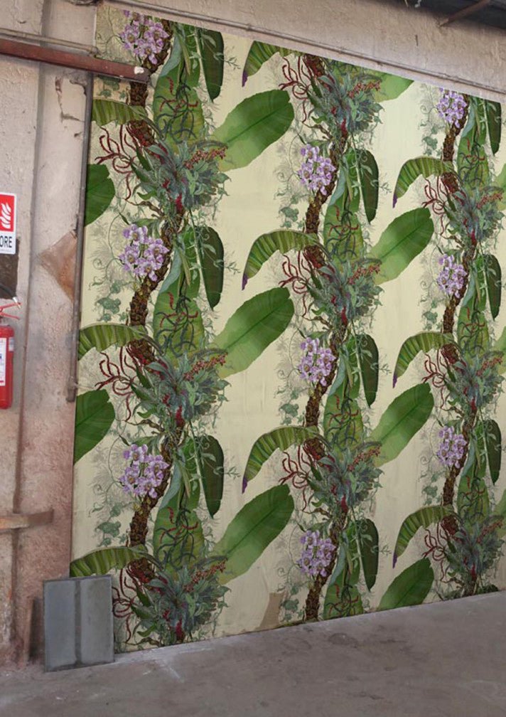 Topical Tropical Superwide Wallpaper - Vanilla - Timorous Beasties - DWN/TOPT/OBRN/01 - Premier Wallcovering