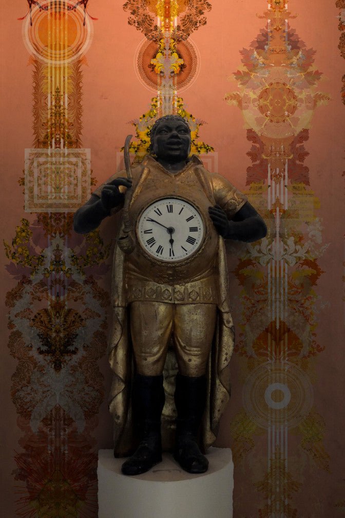 Totem Damask Wallpaper - Pickled Quince - Timorous Beasties - ROR/TTD/MATT/07 - Premier Wallcovering