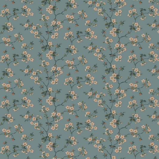Tradgardsstaden Wallpaper - Blue - Boråstapeter - 4175 - Premier Wallcovering