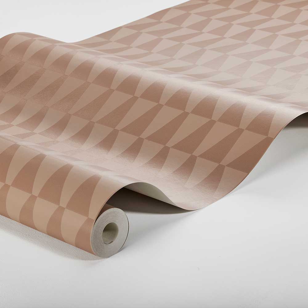 Trapez Wallpaper - Brown - Boråstapeter - 1994 - Premier Wallcovering