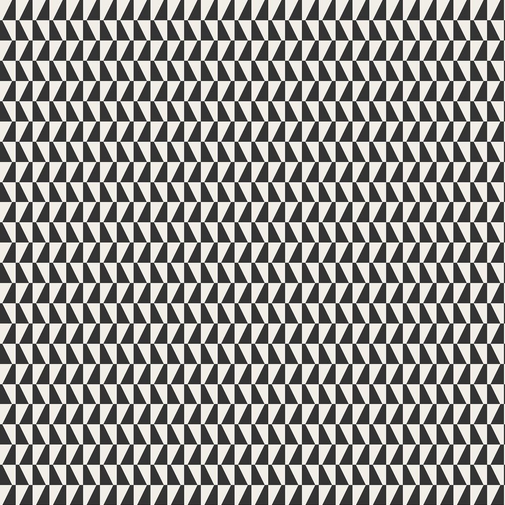 Trapez Wallpaper - Black - Boråstapeter - 4736 - Premier Wallcovering
