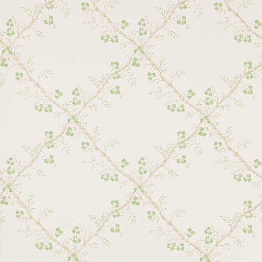 Trefoil Trellis Wallpaper - Leaf - Colefax & Fowler - W7008 - 02