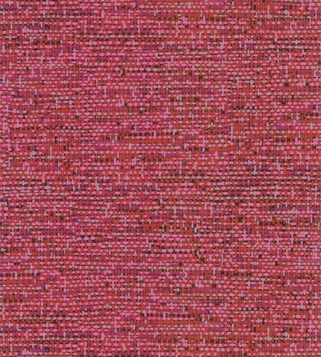 Tweed Wallpaper - Fuchsia & Rouge on Charcoal - 92/4020 - Cole & Son - Premier Wallcovering