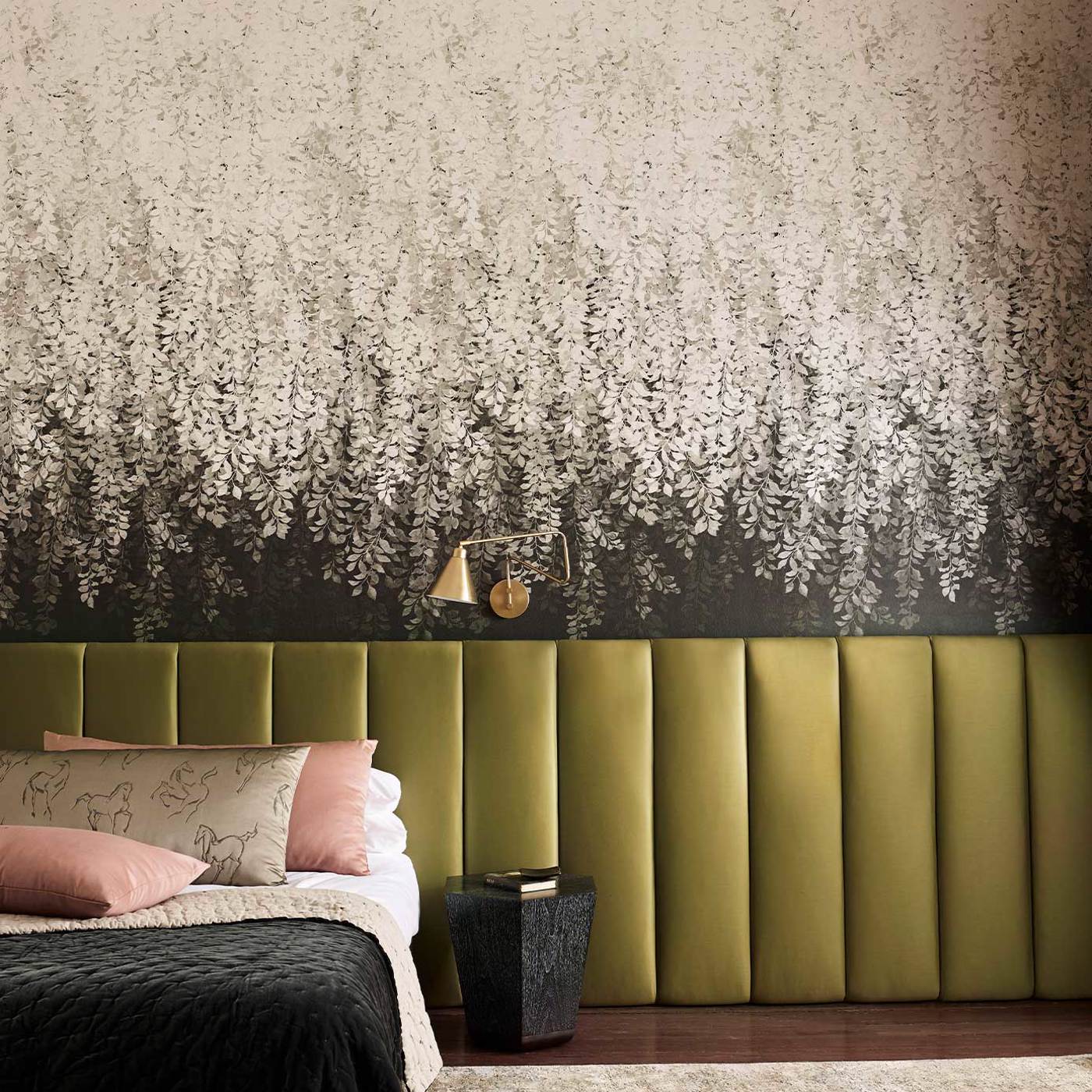 Tyndall Wallpaper - Vine Black - ZHIW313002 - Zoffany