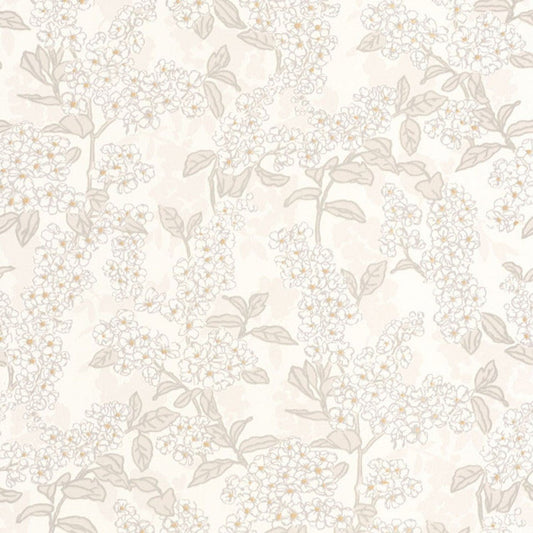 Ume Kyoto Wallpaper - Blanc Coton - Casadeco - 88730119 - Premier Wallcovering