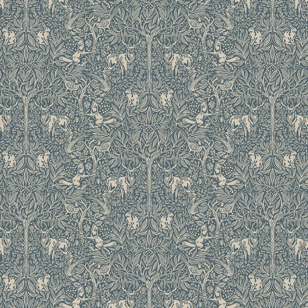 Under the Elder Tree Wallpaper - Blue - Boråstapeter - 2047 - Premier Wallcovering