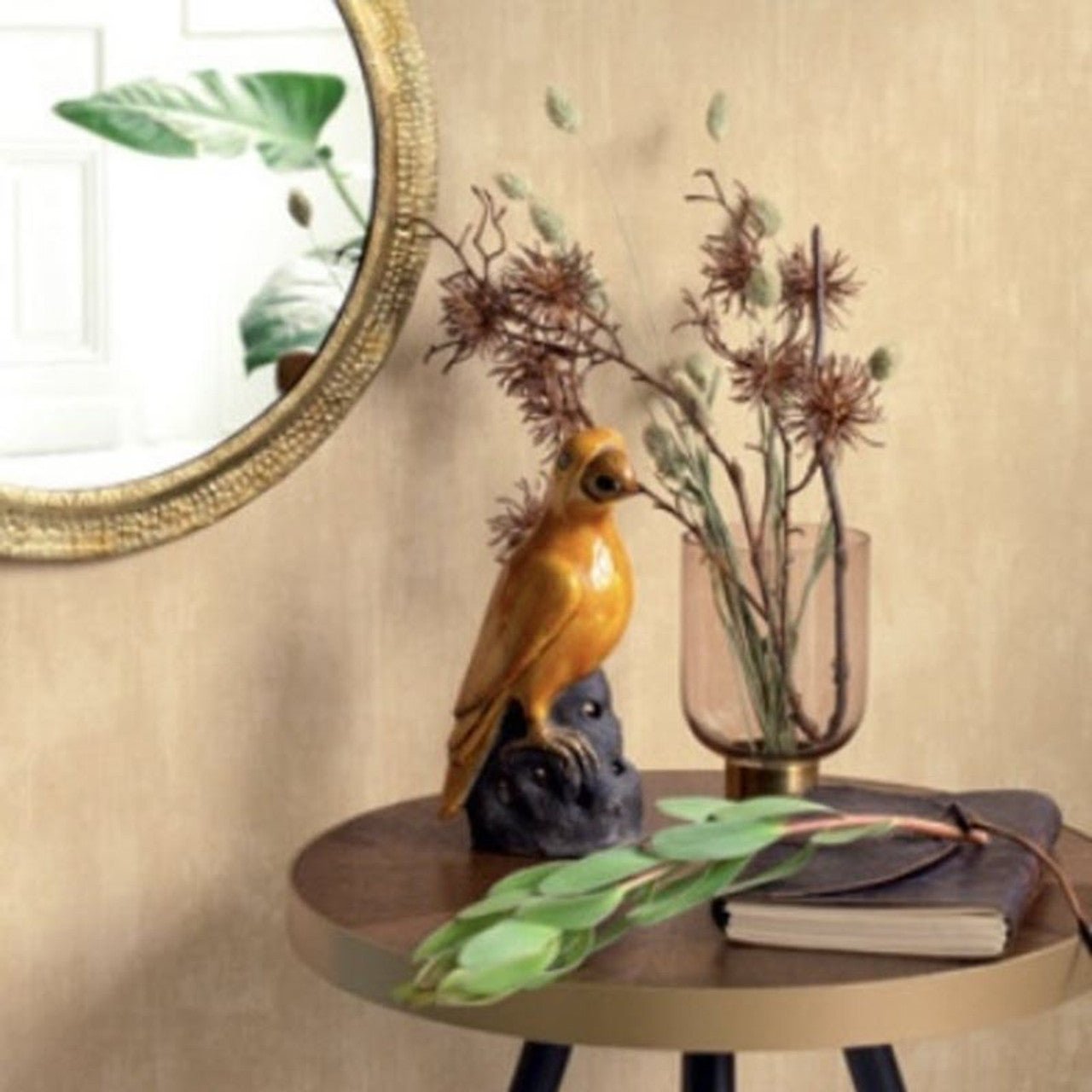 Uni Delicacy Wallpaper - Lin - Casadeco - 85411203 - Premier Wallcovering