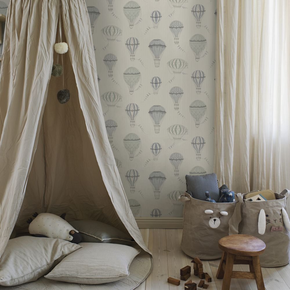 Up In The Sky Wallpaper - Ivory - Boråstapeter - 6940 - Premier Wallcovering