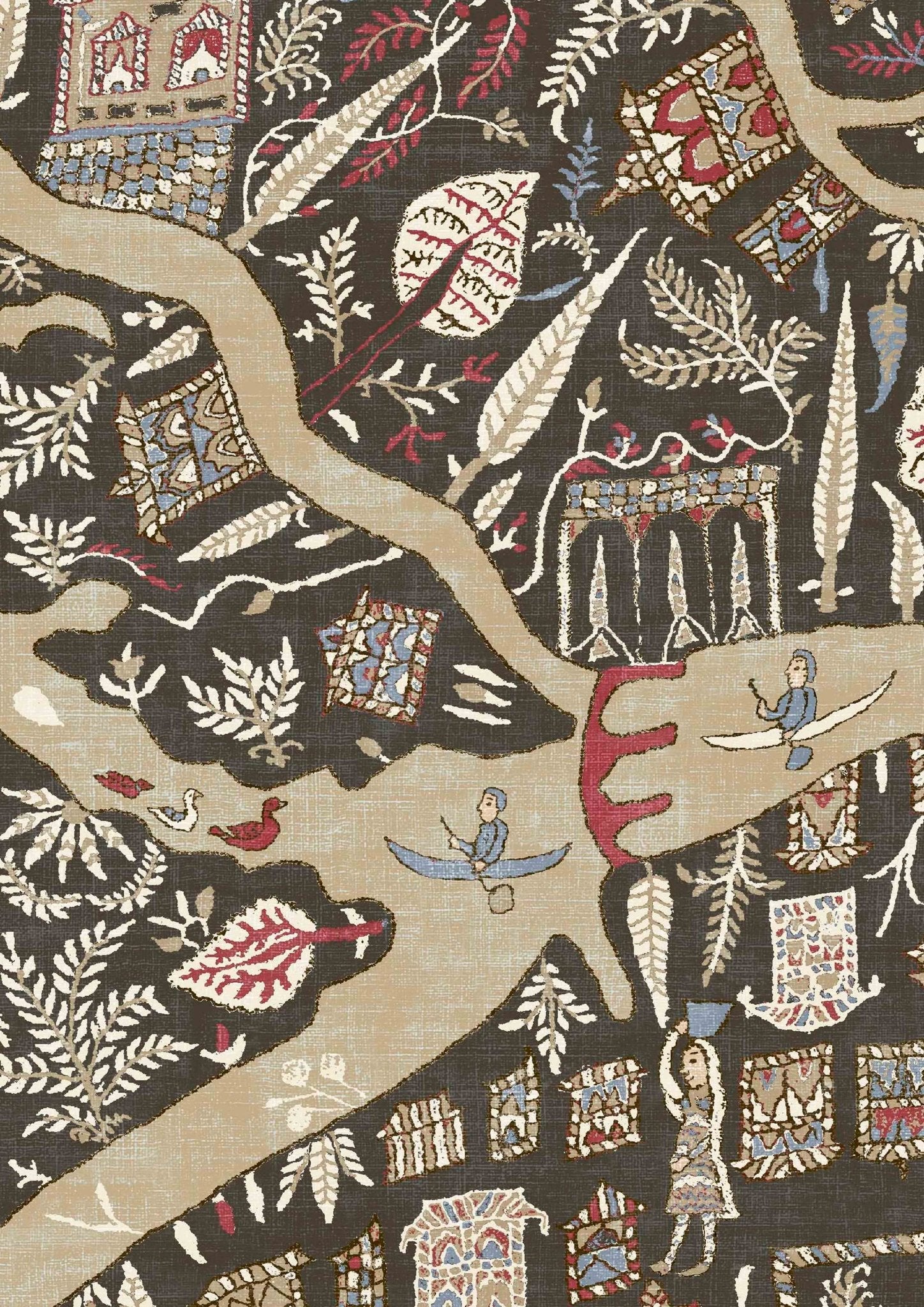 Utopia Wallpaper - Twilight - Lewis & Wood - Premier Wallcovering