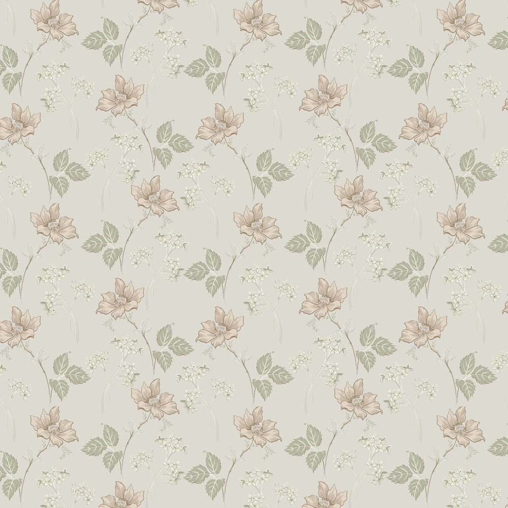 Valborg Wallpaper - Cream - Boråstapeter - 5501 - Premier Wallcovering