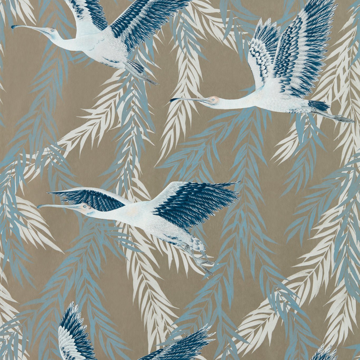 Valentina Wallpaper - Exhale /Ink - Harlequin - HDHW112912 - Premier Wallcovering