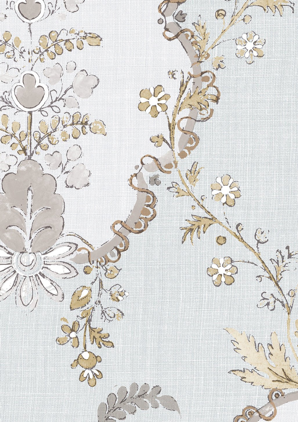 Vallance Wallpaper - Earl Grey - Lewis & Wood - Premier Wallcovering