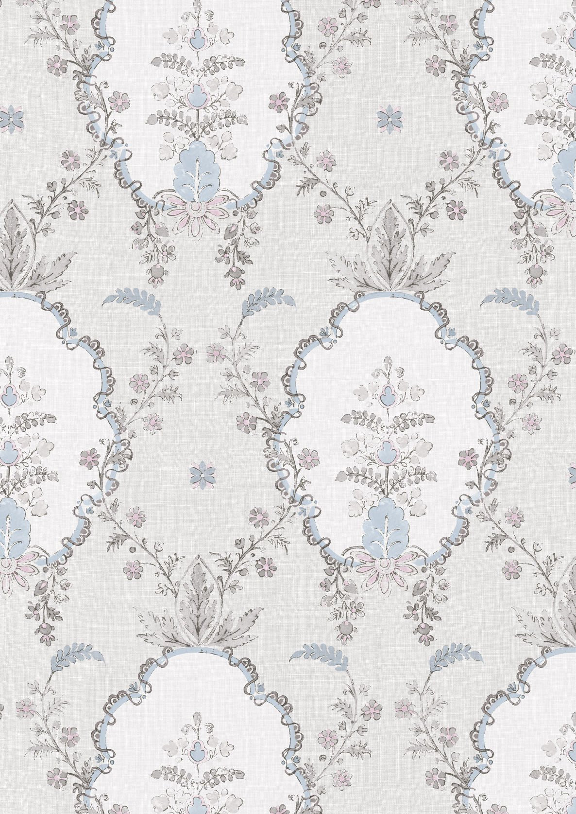 Vallance Wallpaper - Tea Rose - Lewis & Wood - Premier Wallcovering