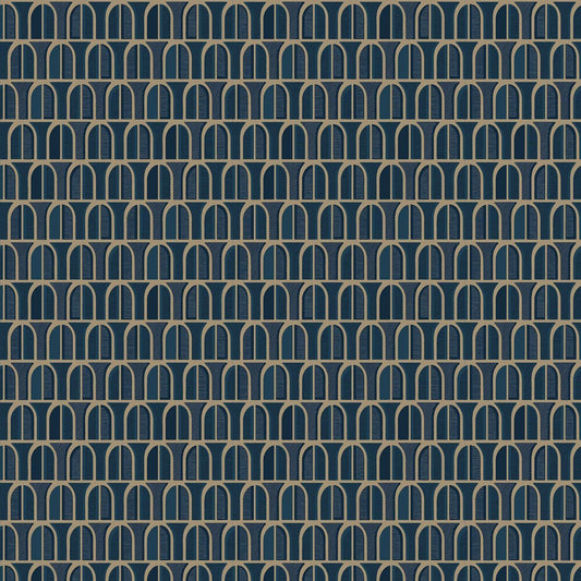 Venice Wallpaper - Blue - Boråstapeter - 3050 - Premier Wallcovering