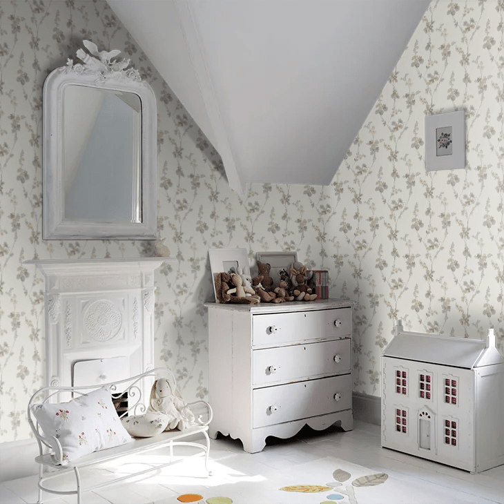 Vera Wallpaper - Ivory - Boråstapeter - 5511 - Premier Wallcovering