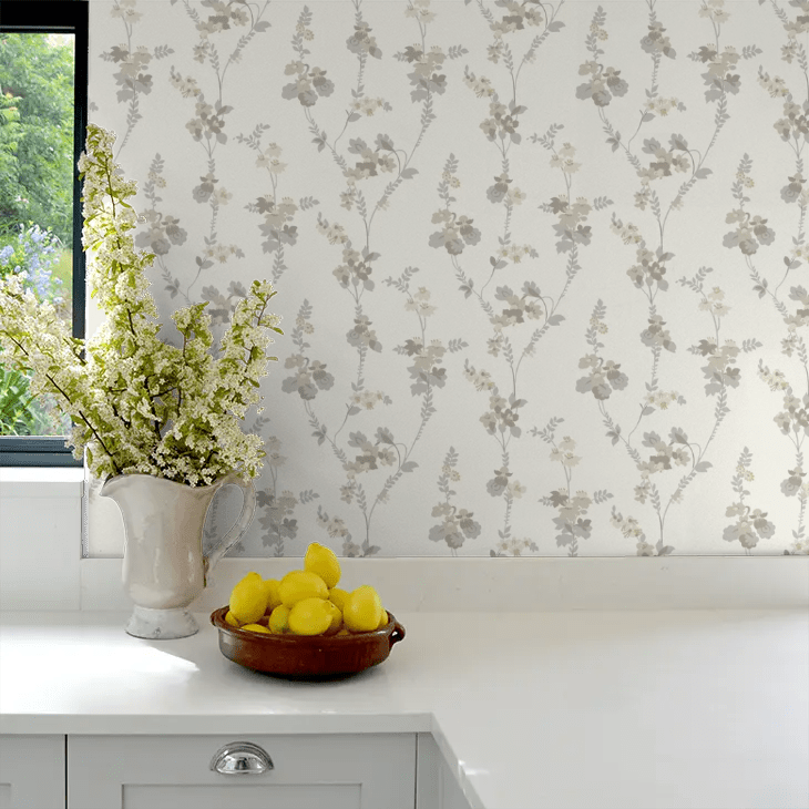 Vera Wallpaper - Ivory - Boråstapeter - 5511 - Premier Wallcovering