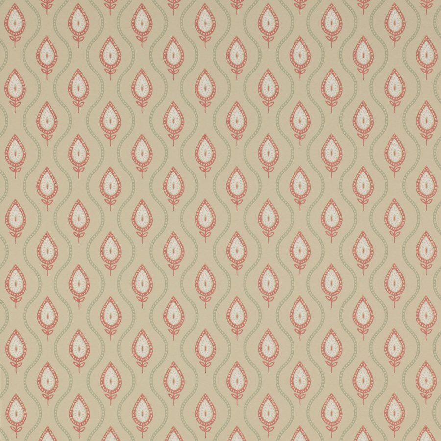 Verity Wallpaper - Red/Sienna - Colefax & Fowler - 07138/04