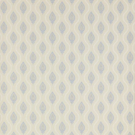 Verity Wallpaper - Blue/Cream - Colefax & Fowler - 07138/07