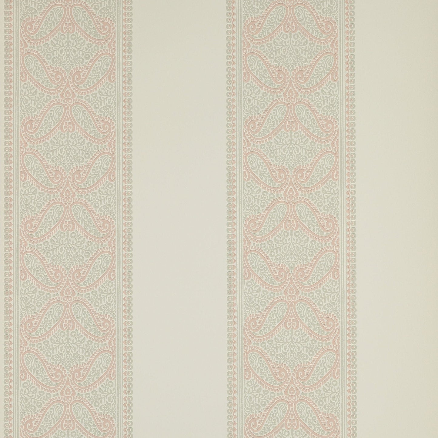Verney Stripe Wallpaper - Pink - Colefax & Fowler - 07186 - 03